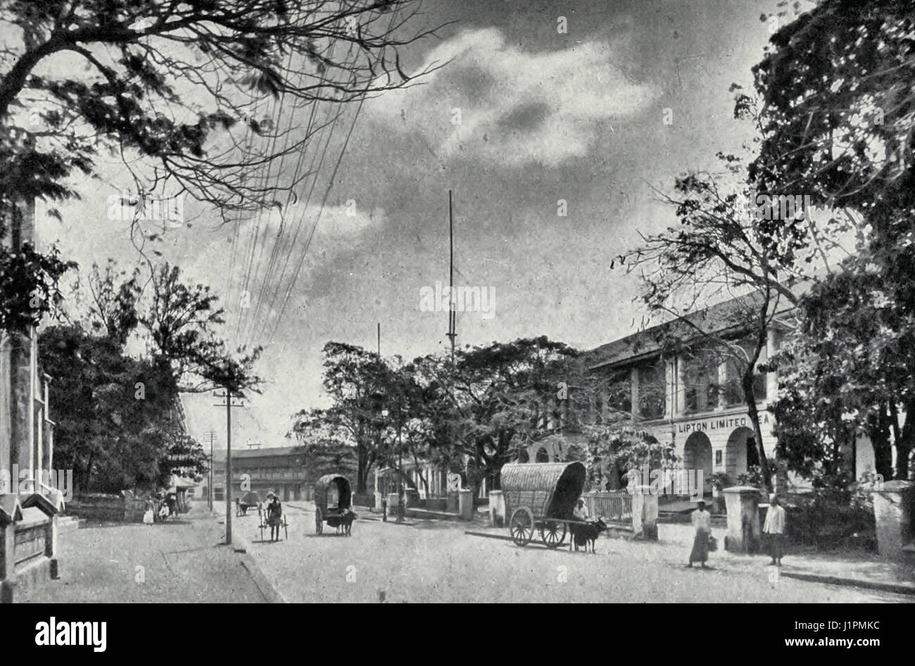 Princes Street, Colombo, Ceylon, um 1900 Stockfoto