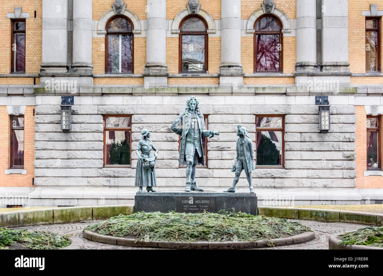 Statuen im Stadtzentrum von Oslo, Norwegen Stockfoto