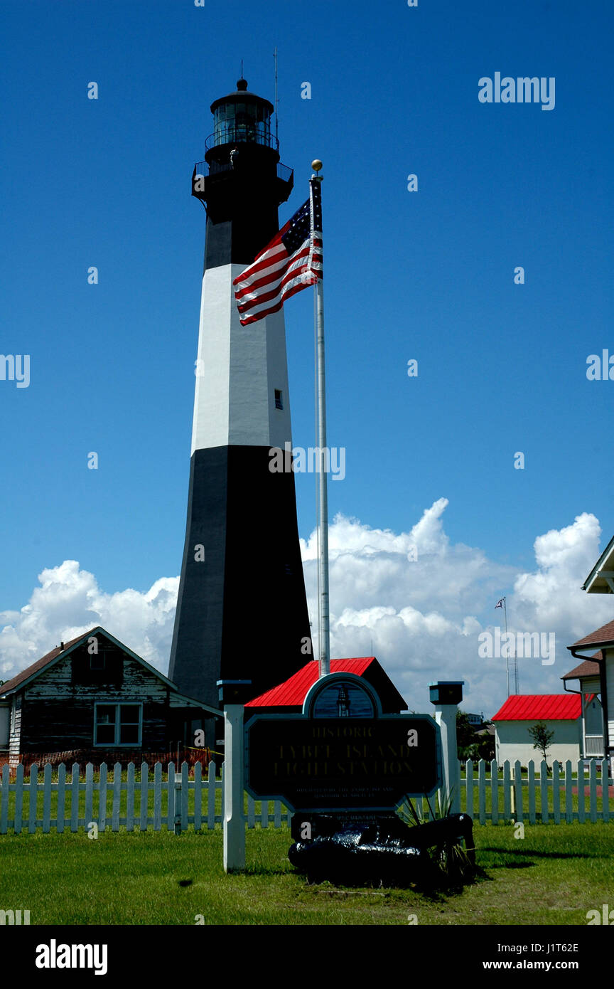 Leuchtturm in Georgien Stockfoto