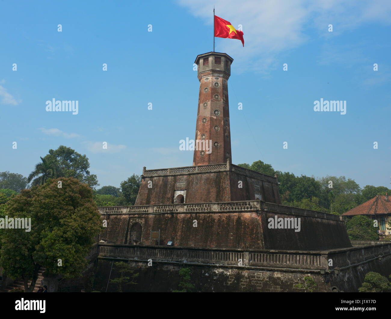 Militärmuseum Hanoi Stockfoto