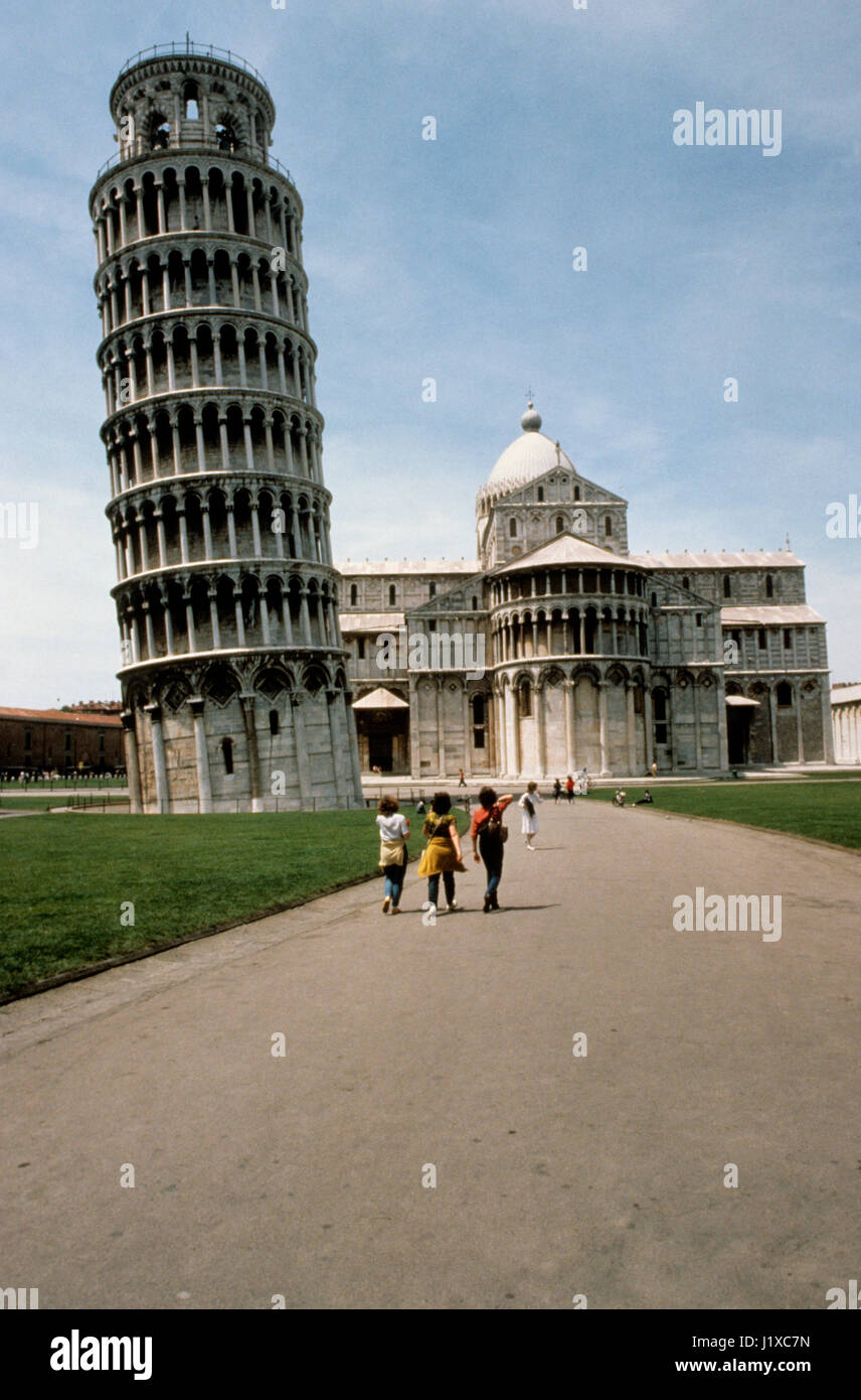 PISA Italien schiefen Turm 1999 Stockfoto