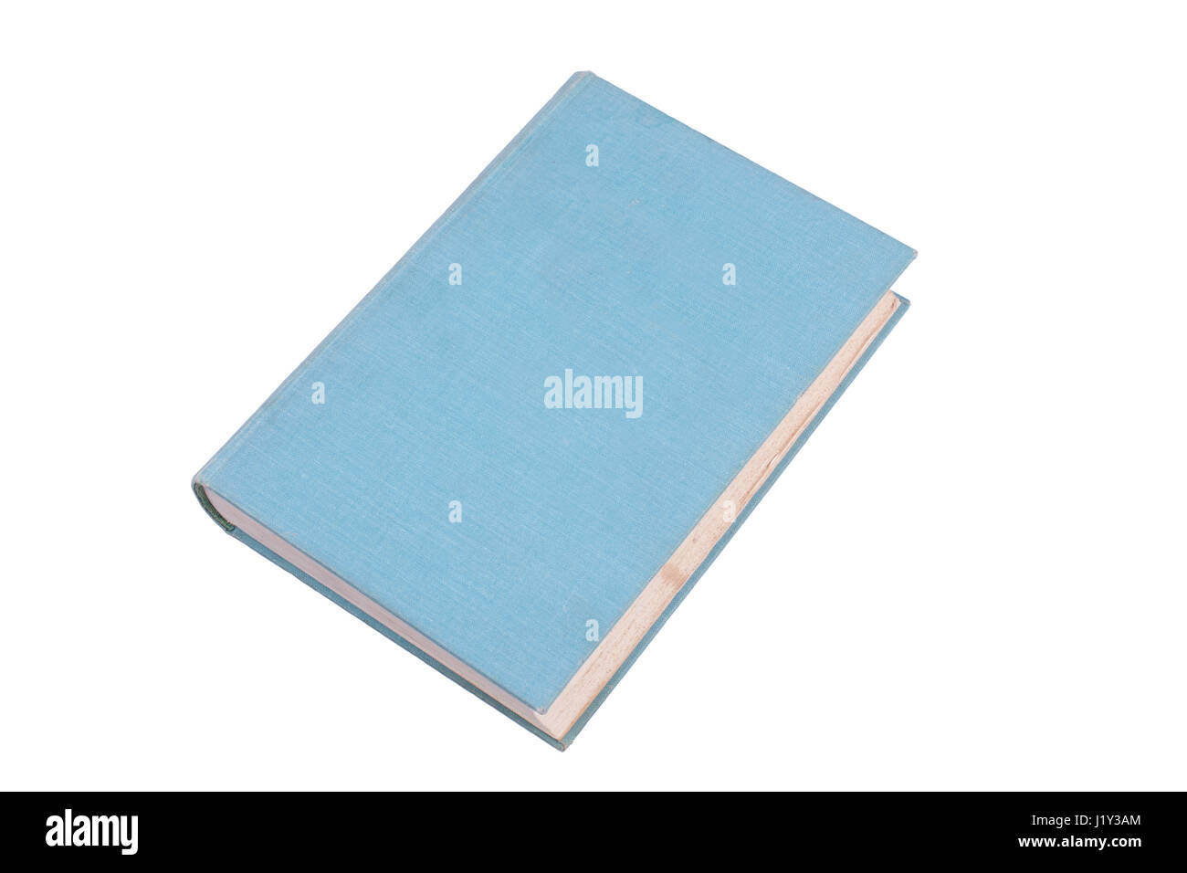 Ein altes Buch mit blauen Deckel Stockfoto