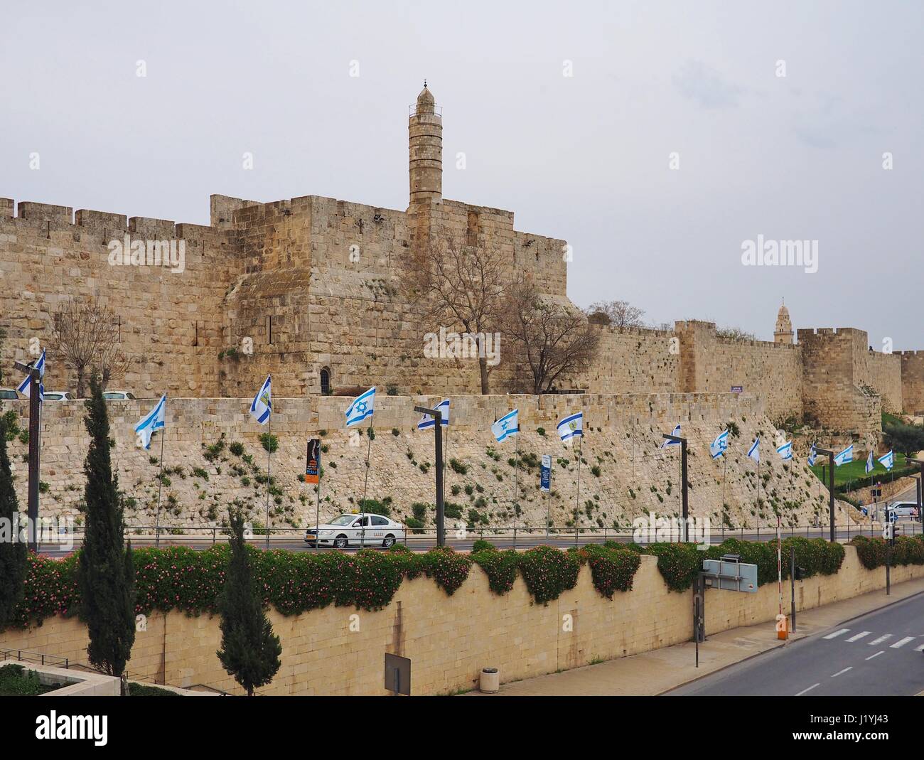 Turm von David Jerusalem Stockfoto