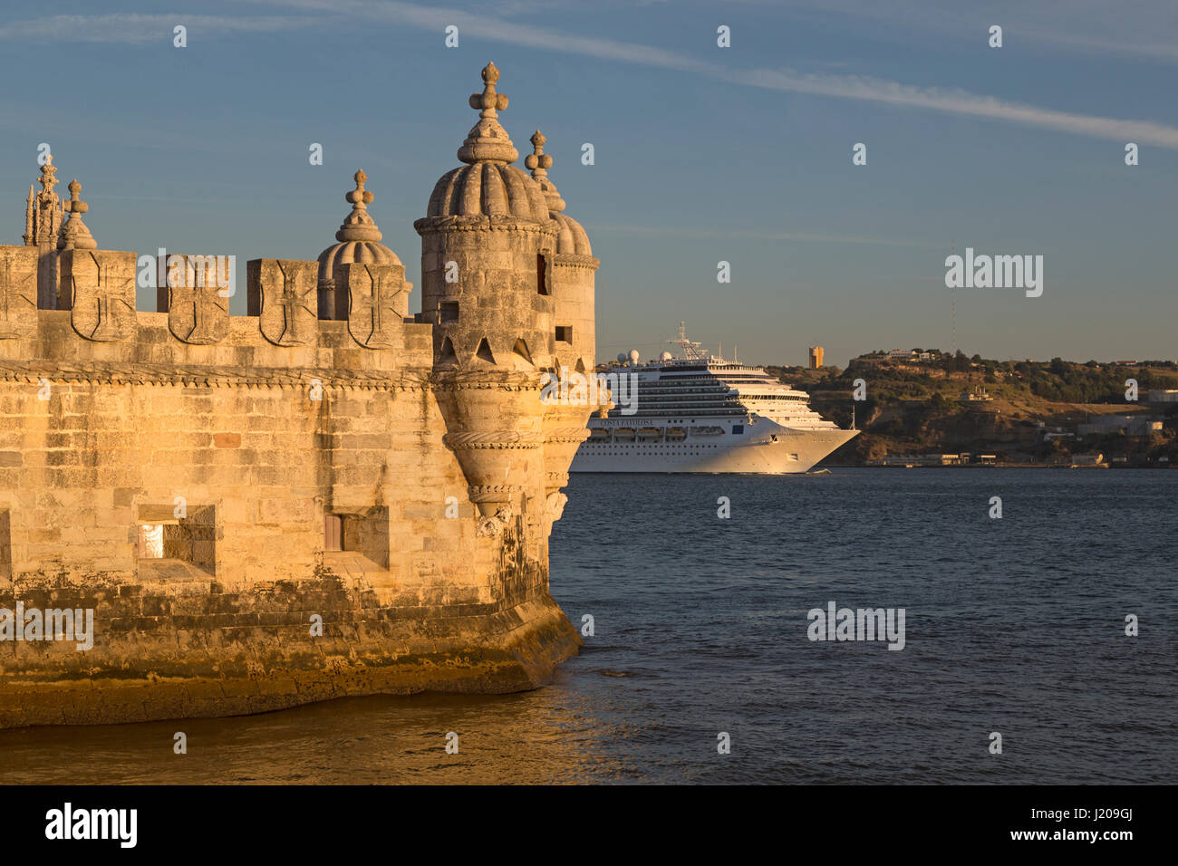 Torre de Belem, Turm von Belem, Lissabon, Portugal, Europa Stockfoto