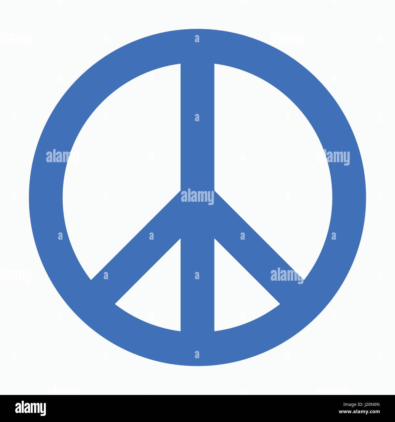 Frieden flaches Design Vektor Icon. Stock Vektor
