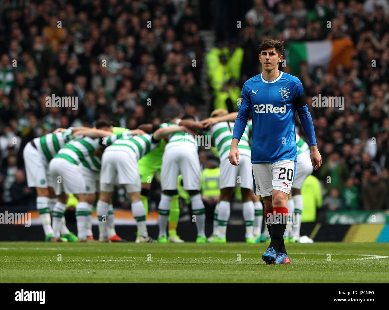 Rangers Emerson Hyndman bei William Hill Scottish Cup Semi Final match im Hampden Park, Glasgiw. Stockfoto