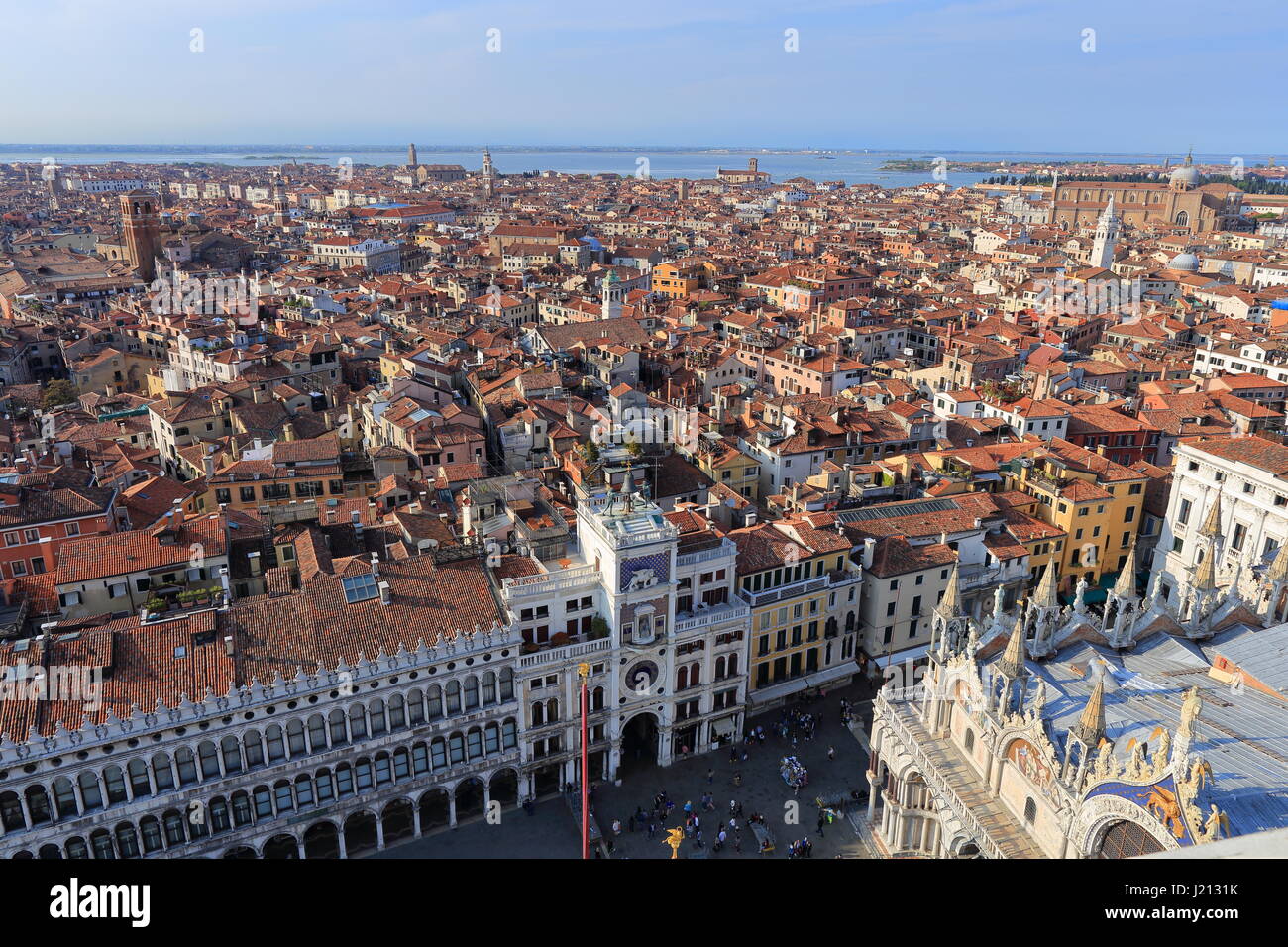 Venedig von der Campanile gesehen. Venedig, Italien Stockfoto