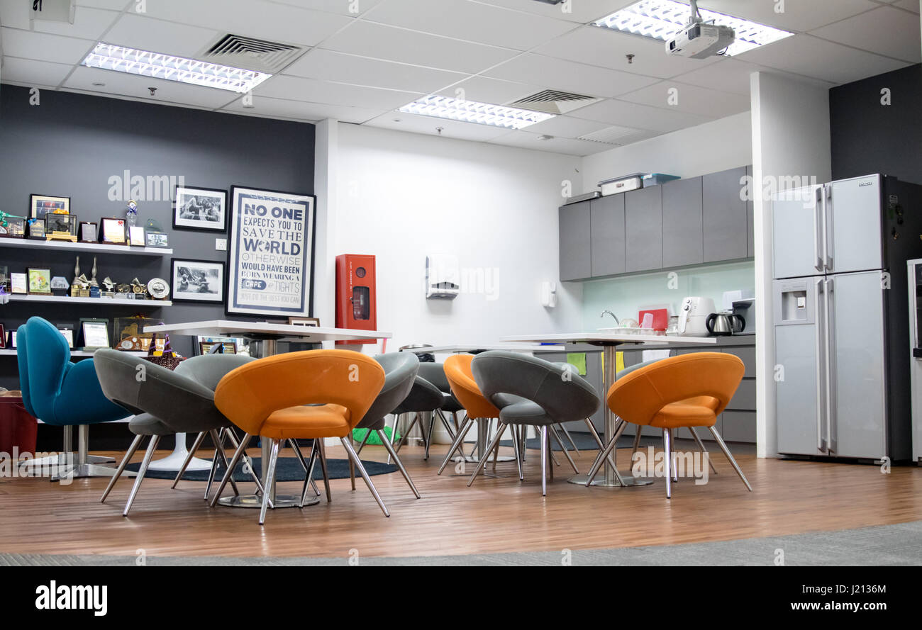 Büro-Essbereich Stockfoto