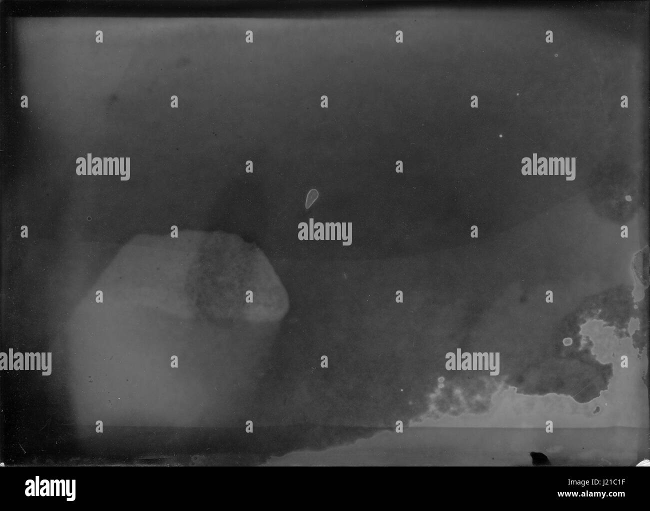 Alten Ans verwendet Fotopapier mit natürlichen Körnern von Staub und Kratzern Stockfoto