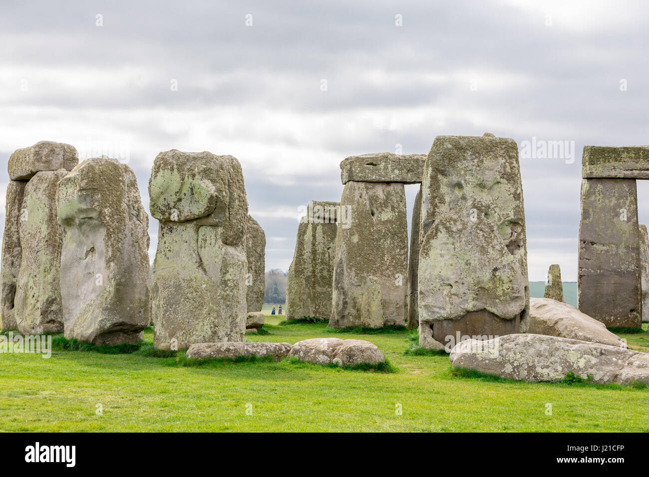 Detail Bilder von Stonehenge Stockfoto
