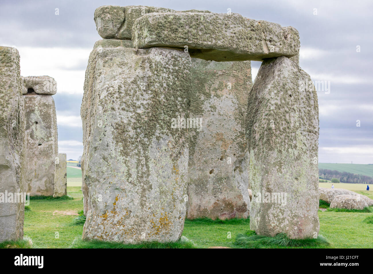 Detail Bilder von Stonehenge Stockfoto