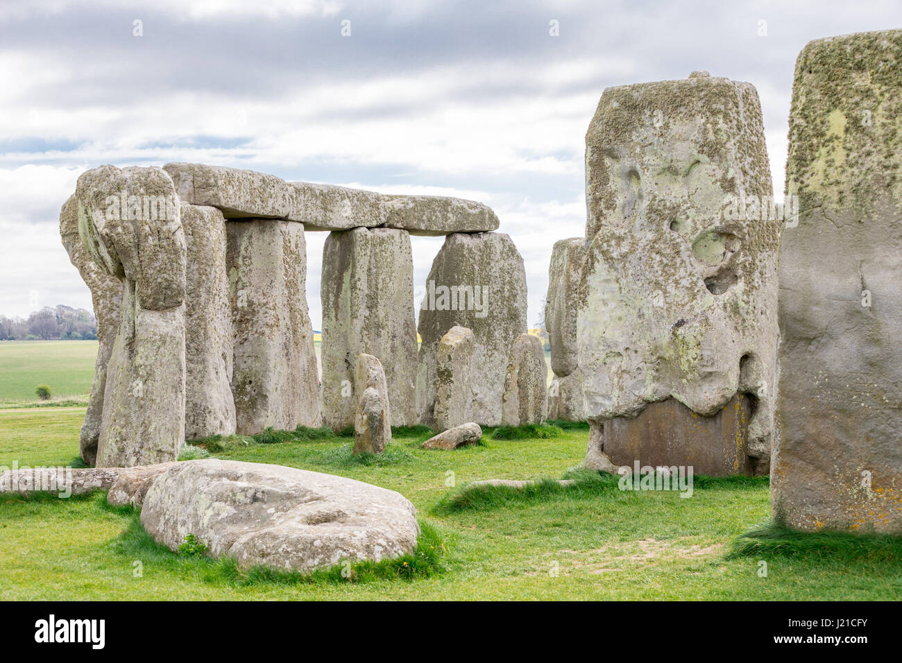 Detail Bilder von Stonehenge Stockfoto
