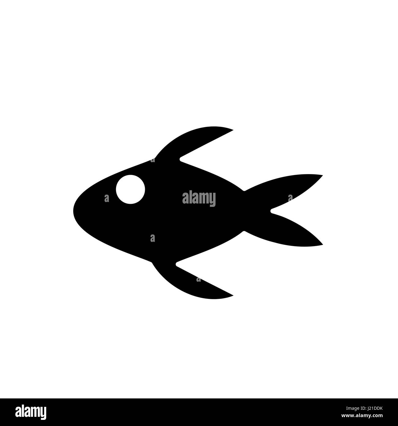 Fisch-Symbol-Bild Stockfoto