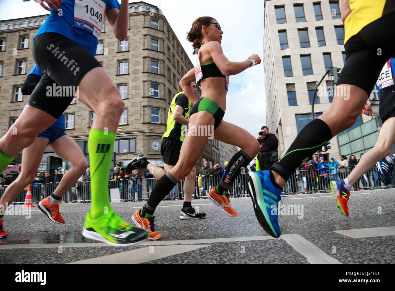 Haspa Marathon 2017 Mona Stockhecke (GER) | weltweite Nutzung Stockfoto