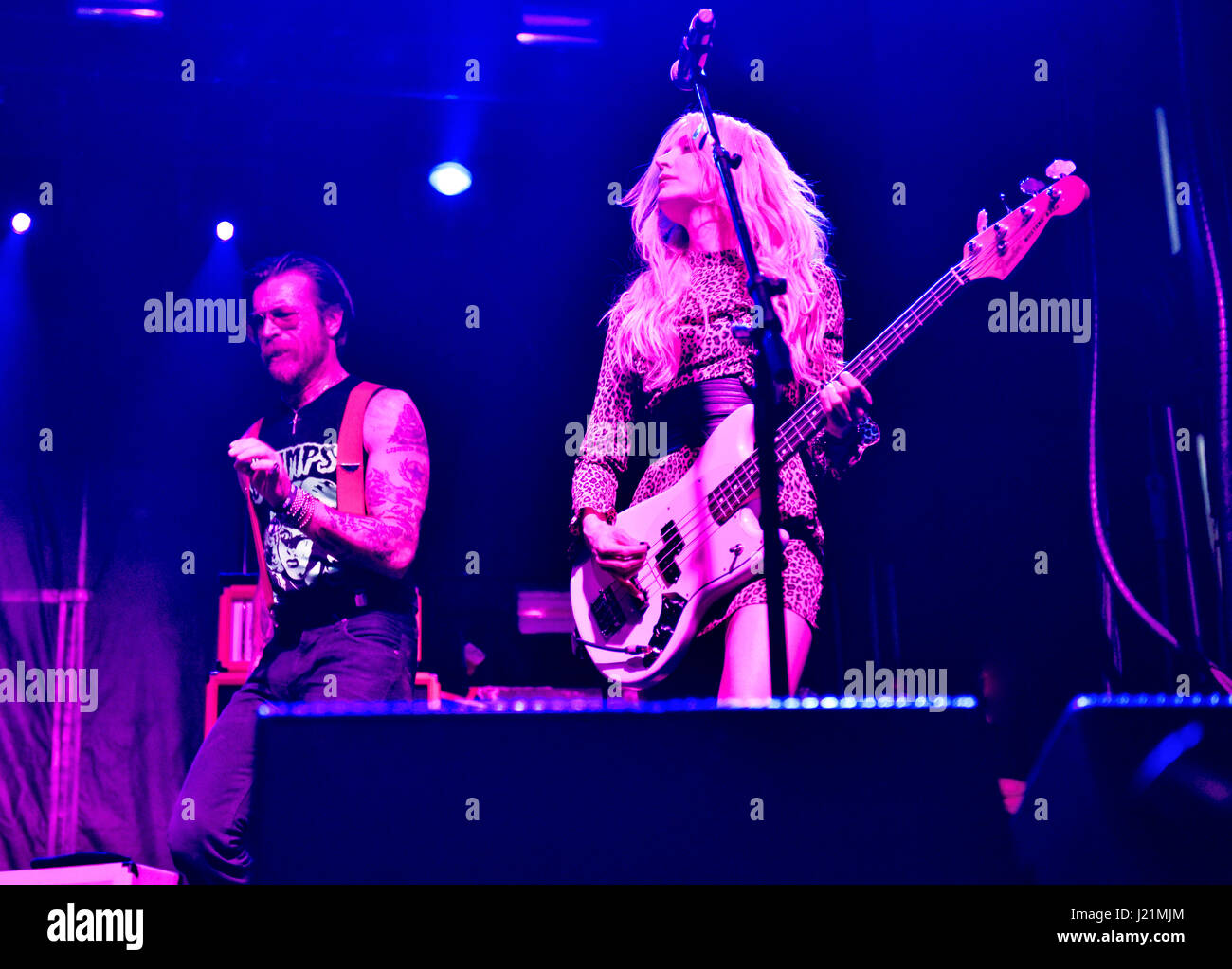 Las Vegas Nevada, 22. April 2017 - Eagles of Death Metal, Tag2 in Las Rageous in der Downtown Event Center (DLVEC) in Las Vegas Nevada - Bildnachweis: Ken Howard/Alamy. Credit: Ken Howard/Alamy Live-Nachrichten Stockfoto