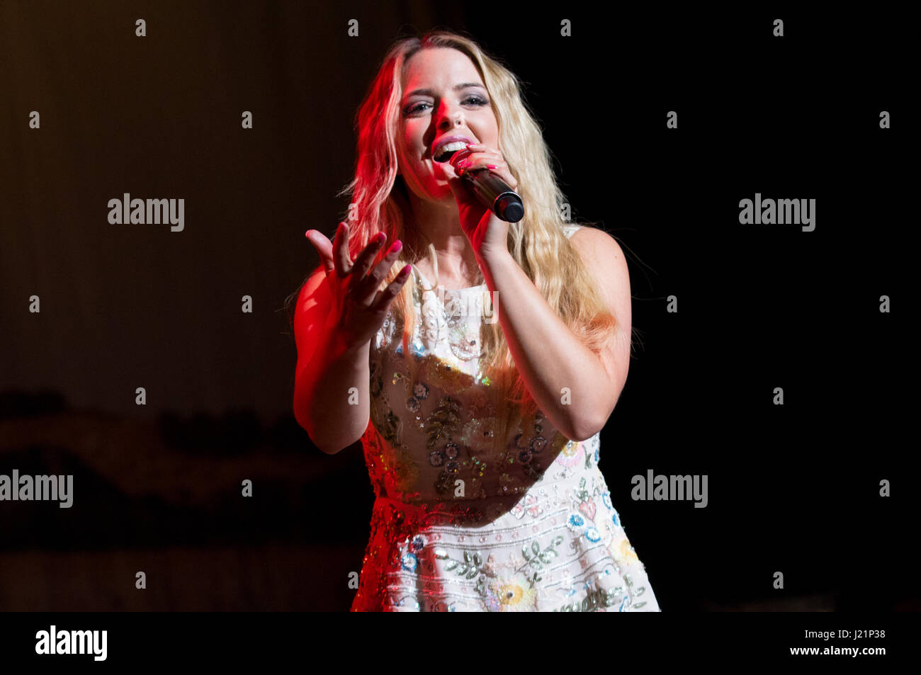 Bournemouth, UK. 23. April 2017. Die Shires Leben im The Pavilion, Bournemouth. Bildnachweis: Charlie Raven/Alamy Live-Nachrichten Stockfoto