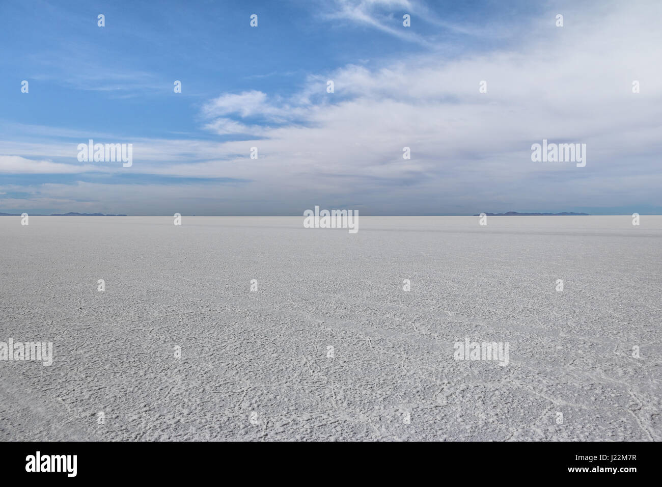 Trocknen der Salar de Uyuni Salz flach - Abteilung Potosi, Bolivien Stockfoto