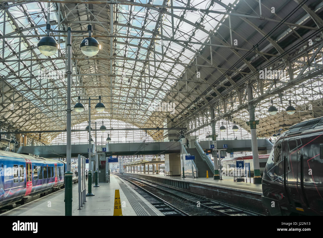 Bahnhof Manchester Piccadilly, Manchester, UK Stockfoto