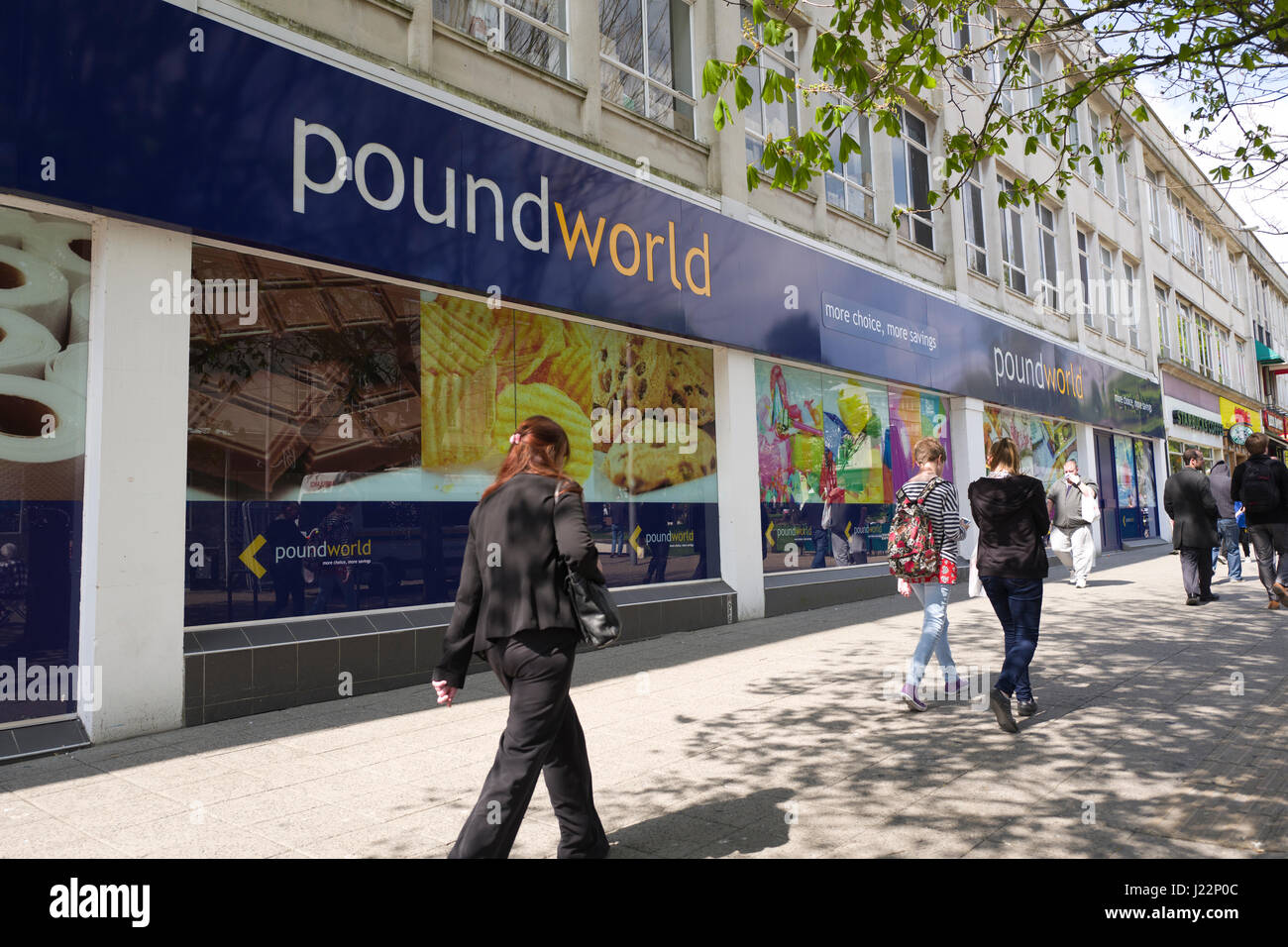 Poundworld Shop, UK Stockfoto