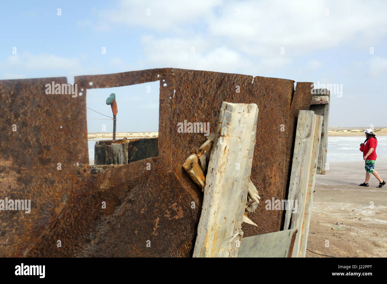 Salz Mine Workers Shack Stockfoto