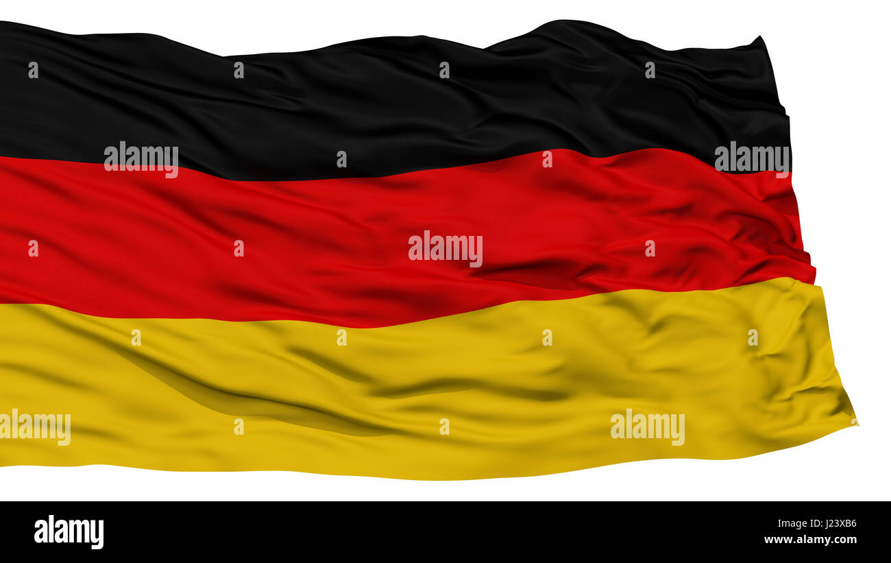 Isolierte Deutschland Flagge Stockfoto