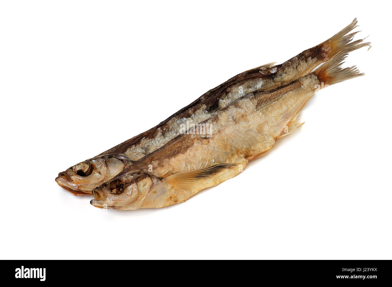 Ein paar trockene Fische Stockfoto