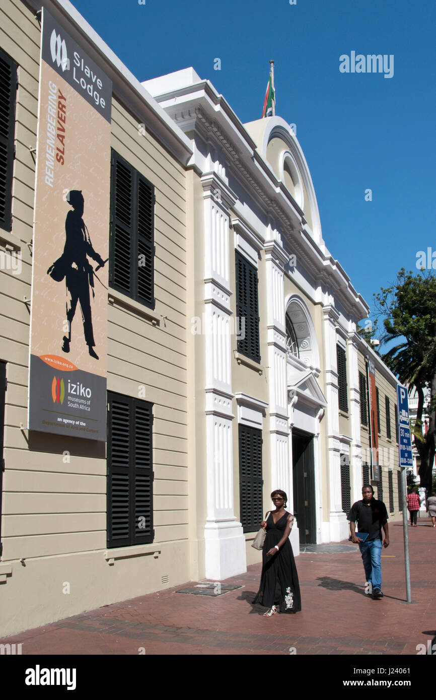 Der Slave Lodge Museum der südafrikanischen Sklaverei in Cape Town, Südafrika. Stockfoto