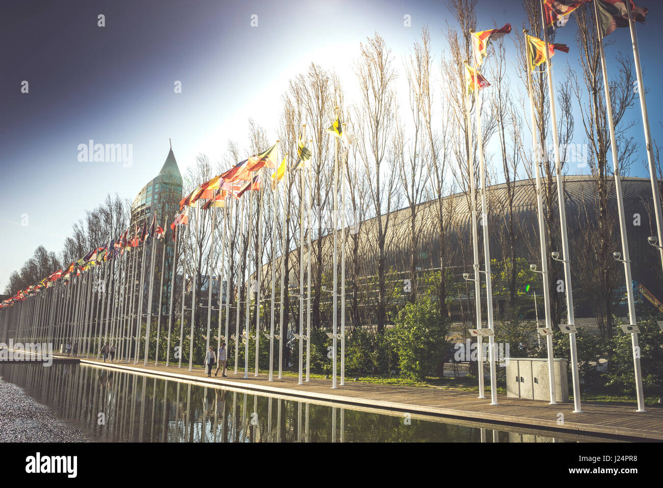 MEO-Arena, ein Unterhaltungs- und Konferenz Zentrum in Lissabon, Portugal Stockfoto