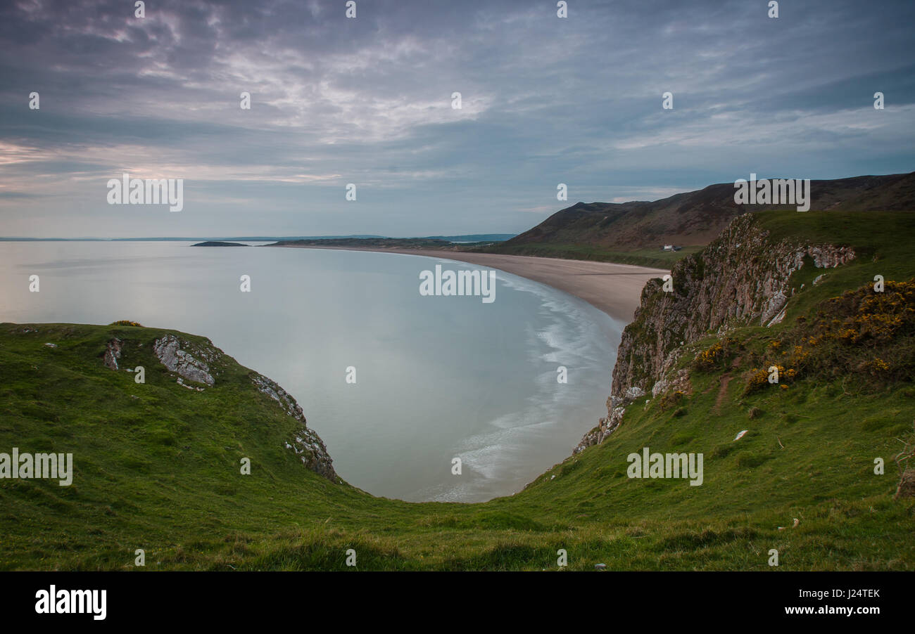 Die Gower-Landschaften Stockfoto