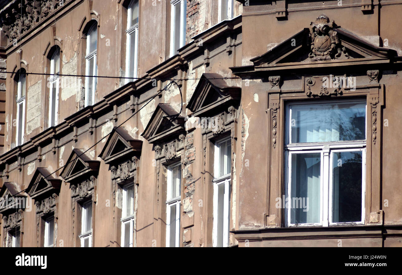 Altes Gebäude in Zagreb Stockfoto