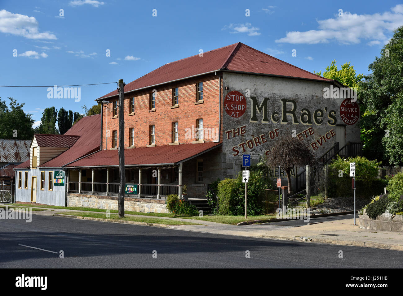 McCrossin das Mühlenmuseum in Uralla, Australien Stockfoto