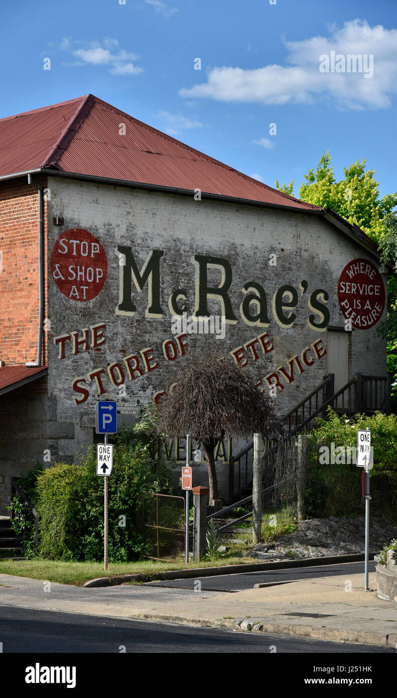 McCrossin das Mühlenmuseum in Uralla, Australien Stockfoto