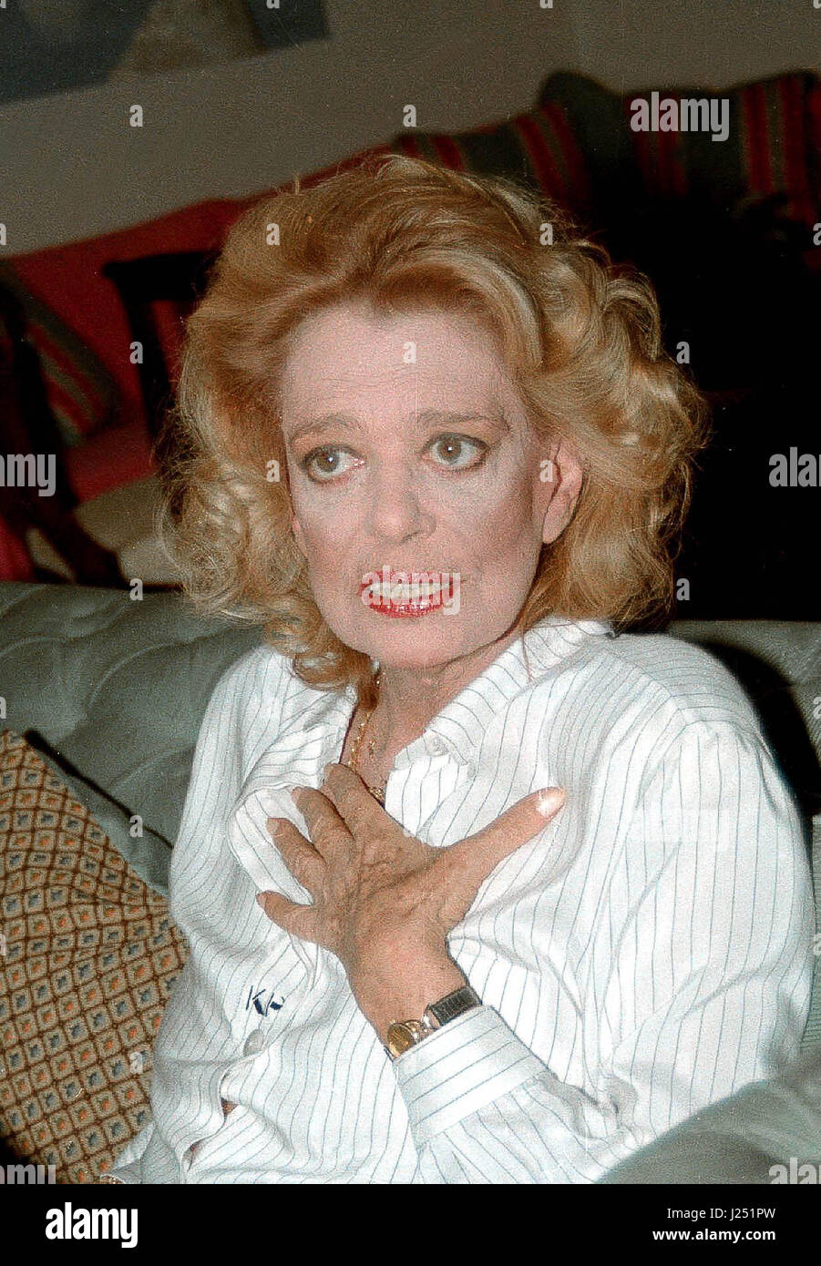 Griechische Schauspielerin Melina Mercouri Stockfotografie - Alamy