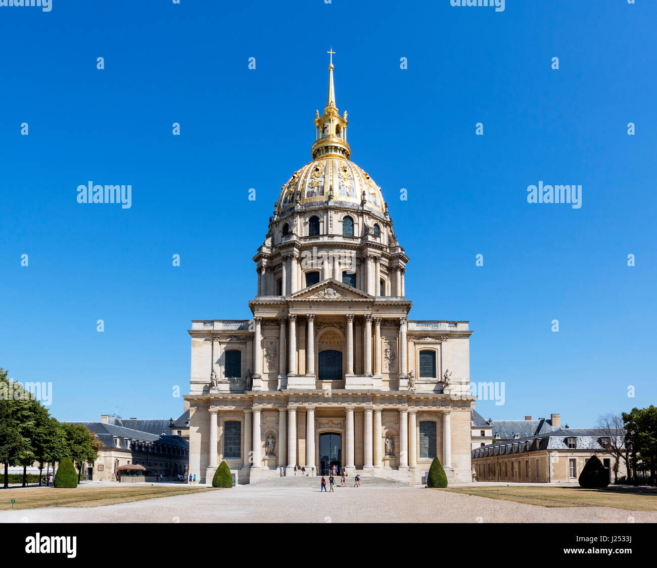 Kuppel des Invalides in Les Invalides, Paris, Frankreich Stockfoto