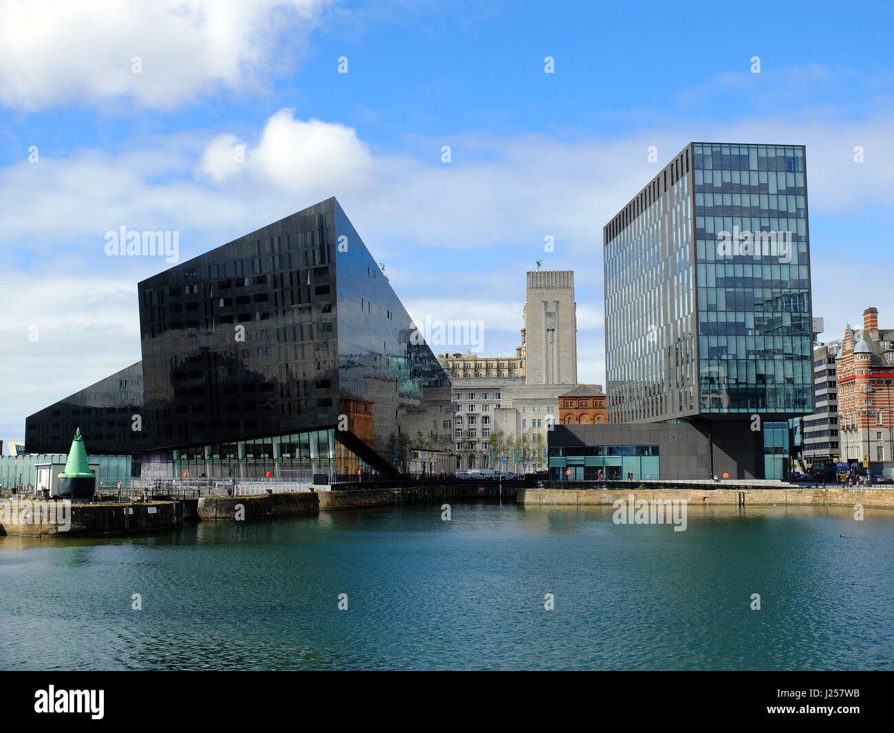 Den historischen Hafen und Liverpool dock Stockfoto