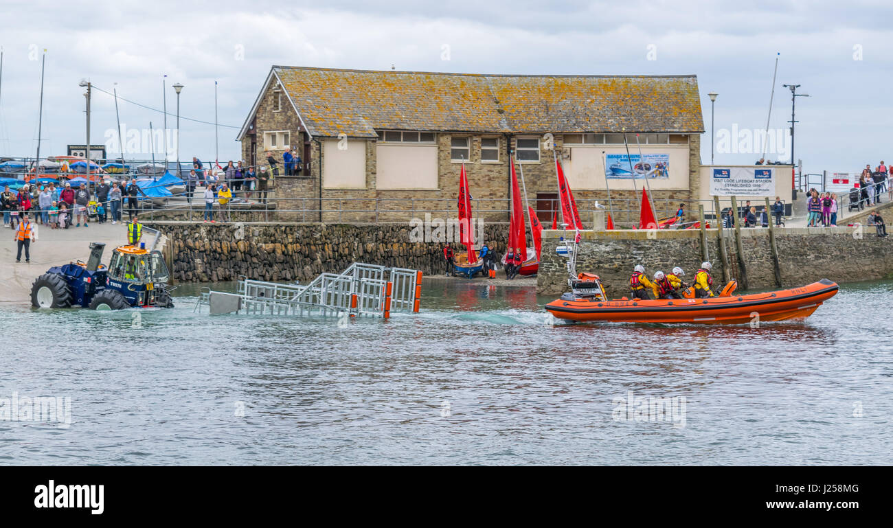 RNLI sind go Stockfoto