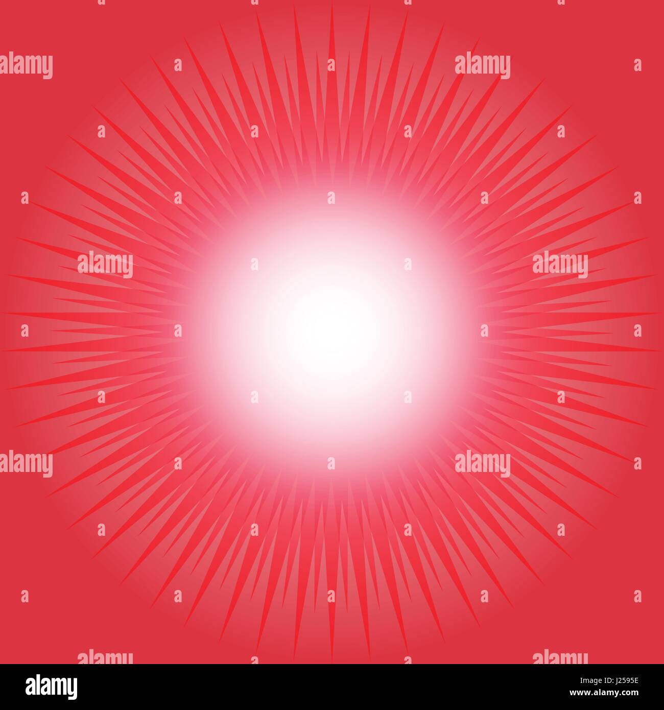 Roten abstrakten Hintergrund mit Sterne-Burst-Konzept Stock Vektor