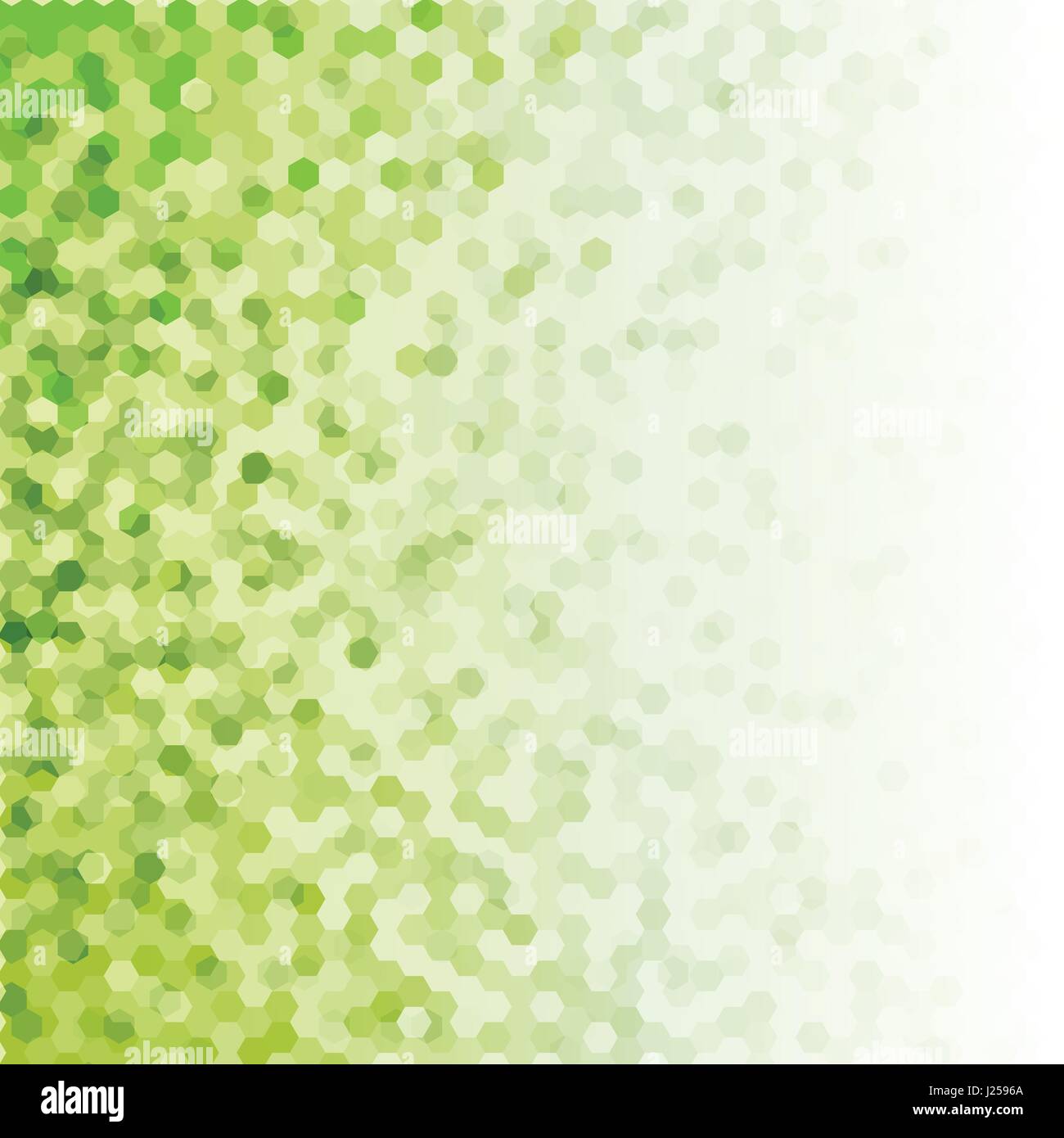 Schatten der grünen Sechseck-Muster-Design-abstrakten Hintergrund-Konzept Stock Vektor
