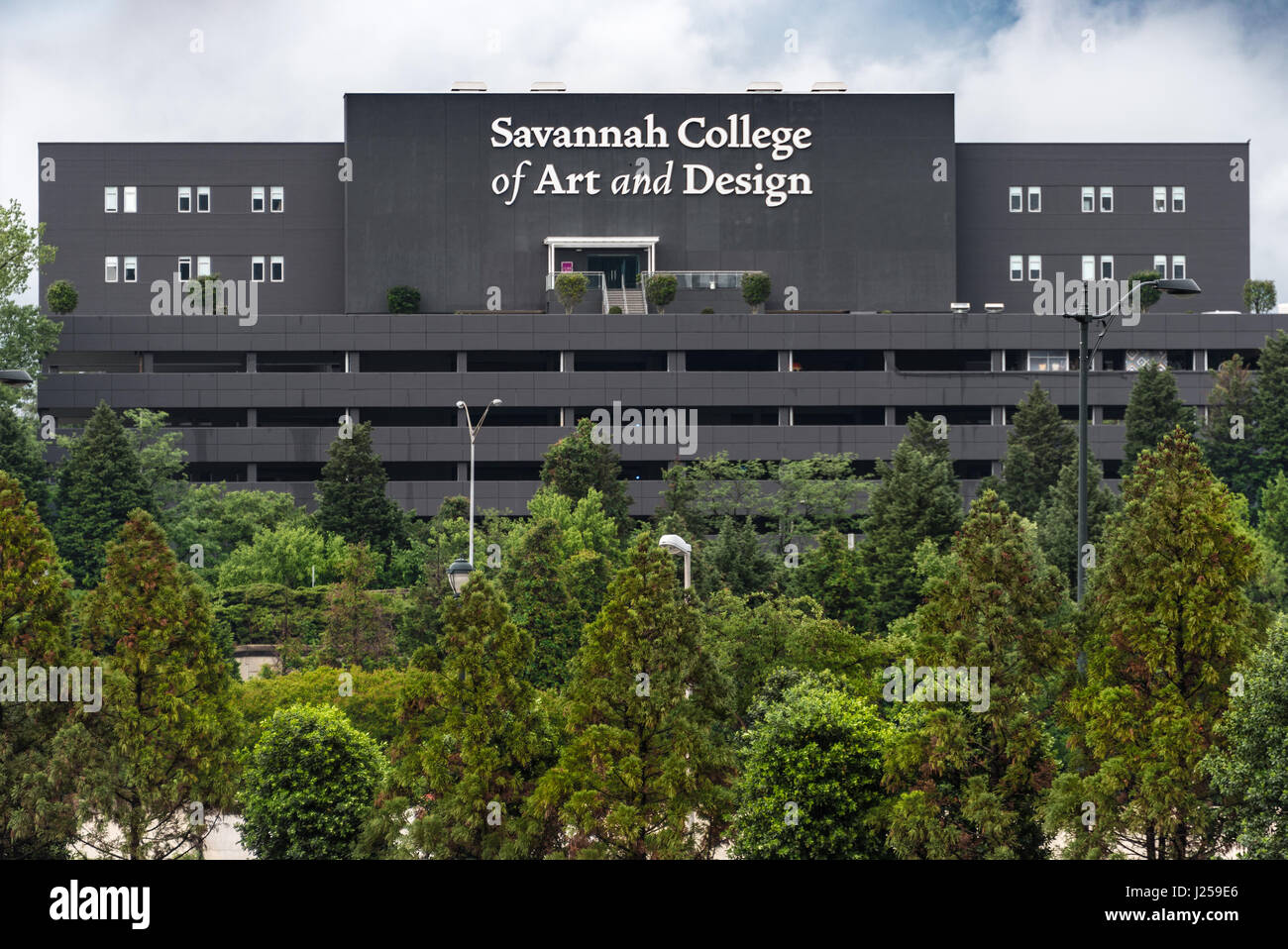 SCAD (Savannah College of Art and Design) Atlanta-Campus in Midtown Atlanta, Georgia, USA. Stockfoto