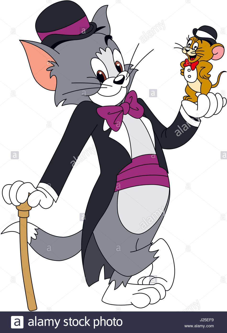 Tom und Jerry Anzug elegant Stockfoto, Bild 139033421 Alamy