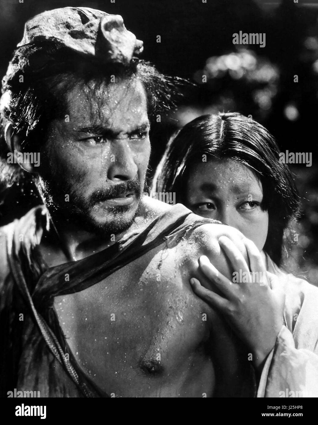 Sterben Sie Sieben Samurai aka. Shichinin keine Samurai, Japan 1954-Regie: Akira Kurosawa Monia: Toshirô Mifune, Takashi Shimura, Keiko Tsushima Stockfoto
