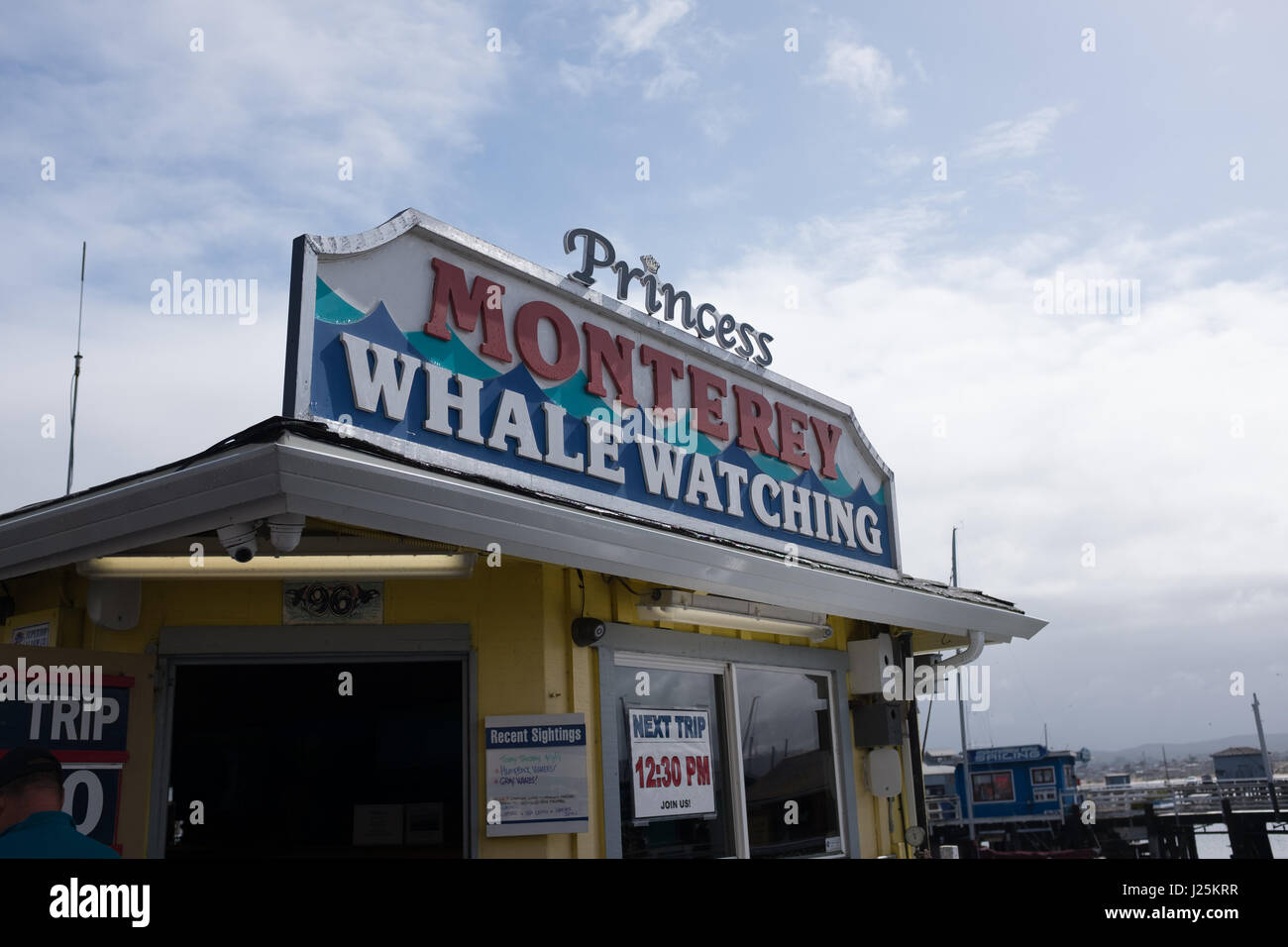 Alten Fishermans Wharf, Monterey, Kalifornien Stockfoto