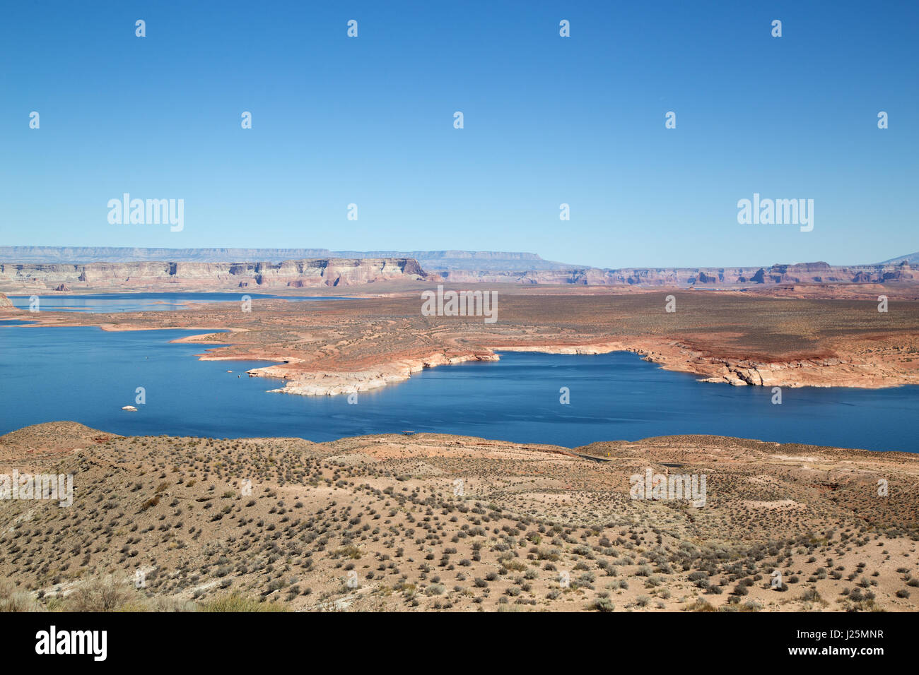 Berühmten Lake Powell (Glenn Canyon) in der Nähe von Page, Arizona Stockfoto
