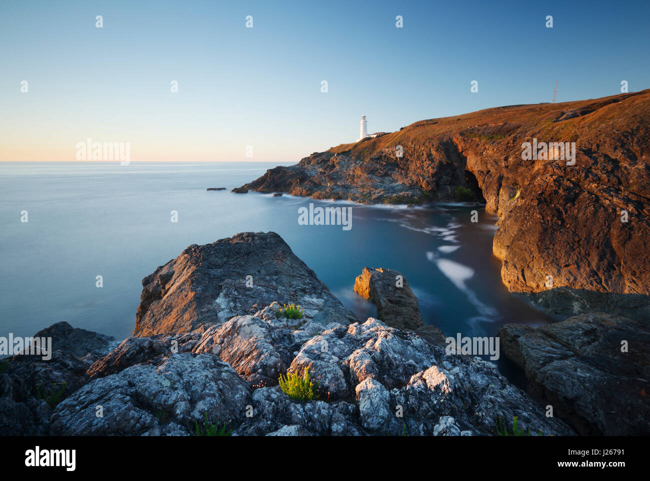 Trevose Head. Cornwall. VEREINIGTES KÖNIGREICH. Stockfoto