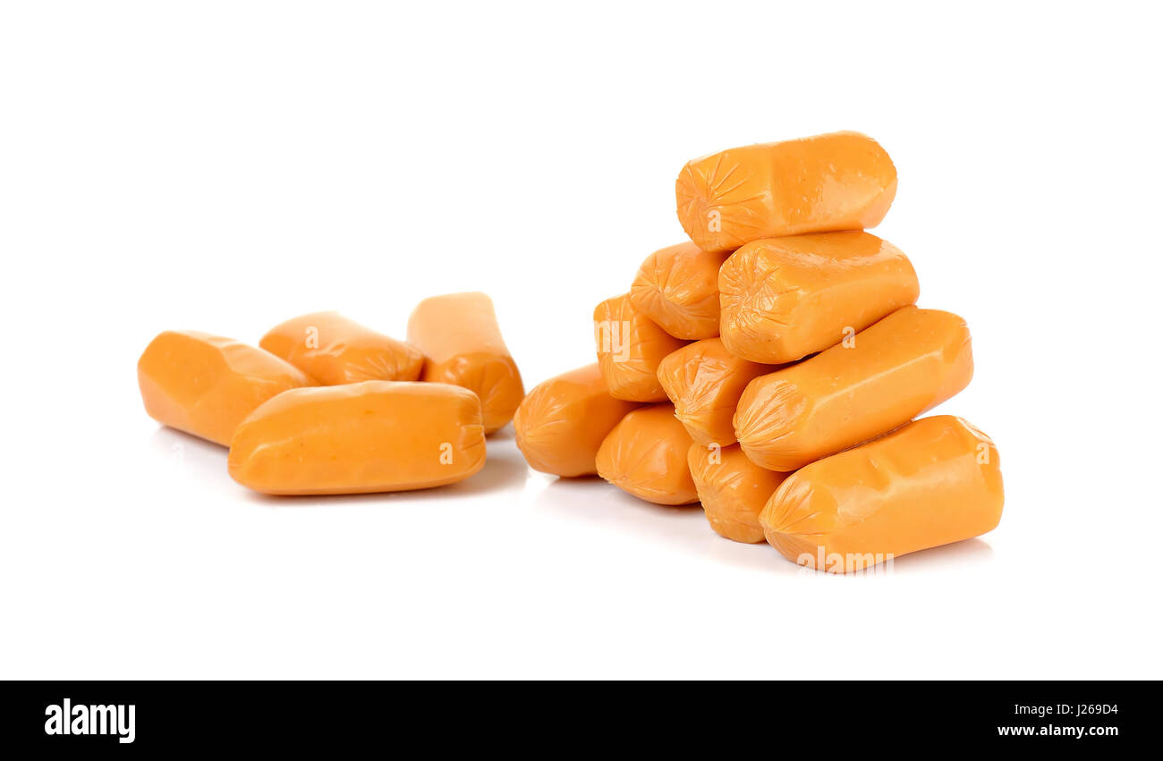 Mini cocktail auf dem weißen Hintergrund isoliert. Stockfoto