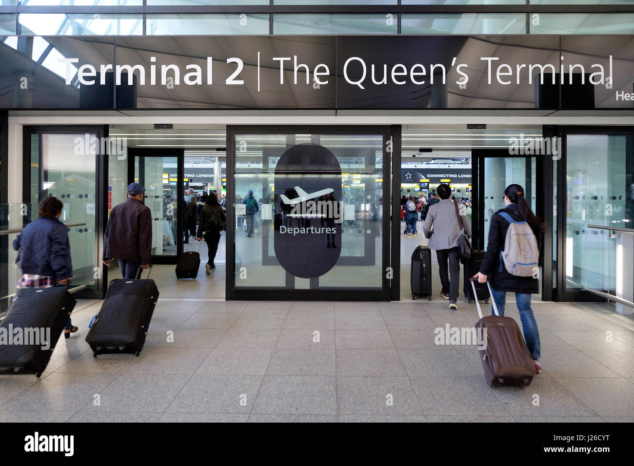 Der Flughafen Heathrow, London, England, Vereinigtes Königreich, Europa Stockfoto