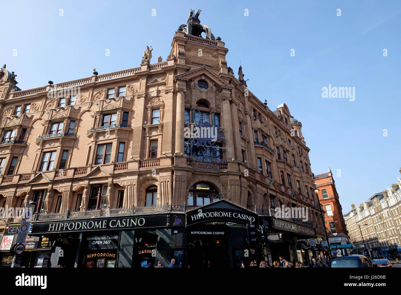 Hippodrom Casino, Leicester Square, London, England, UK, Europa Stockfoto