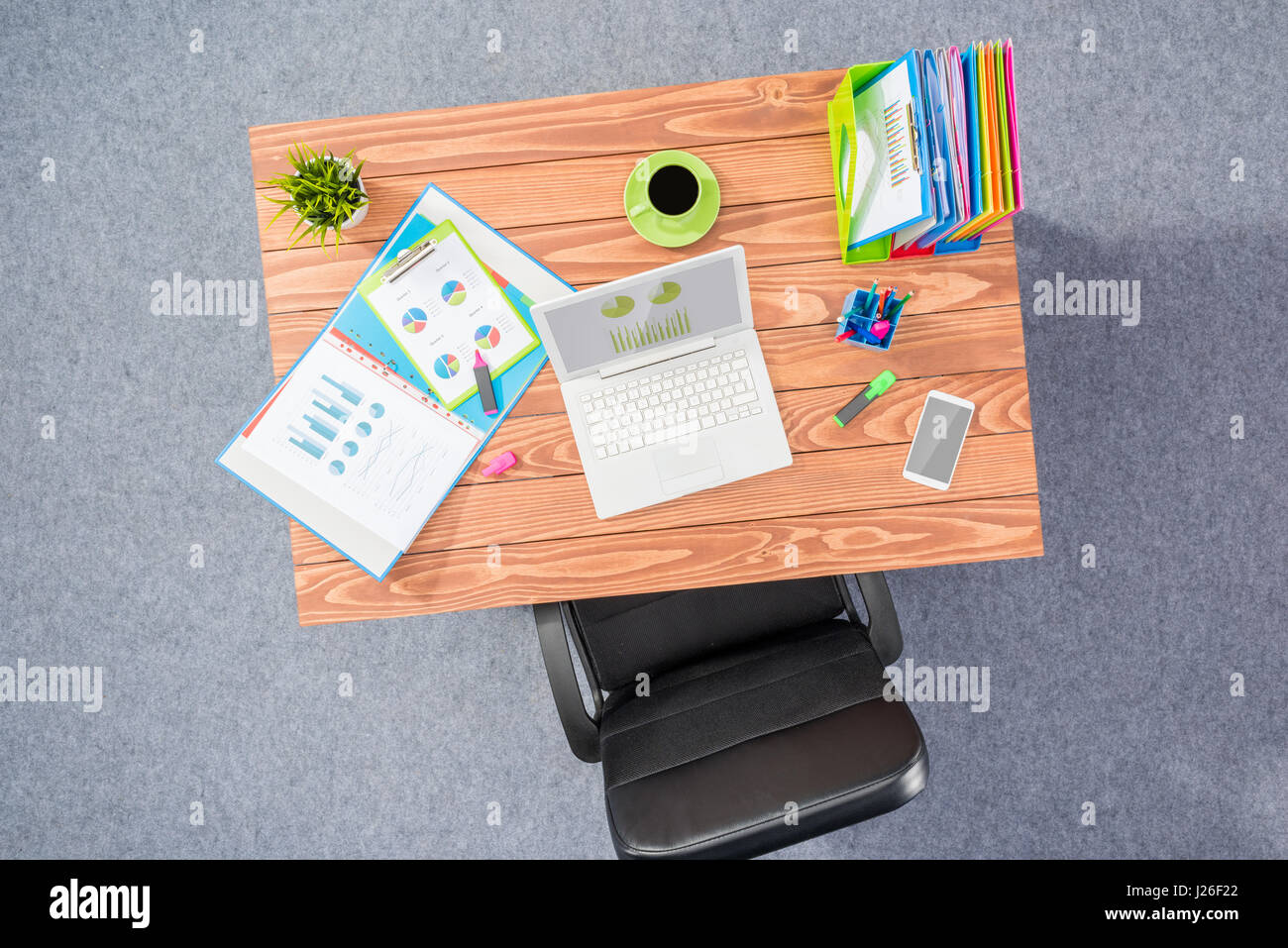 Leeres Büro Stockfoto