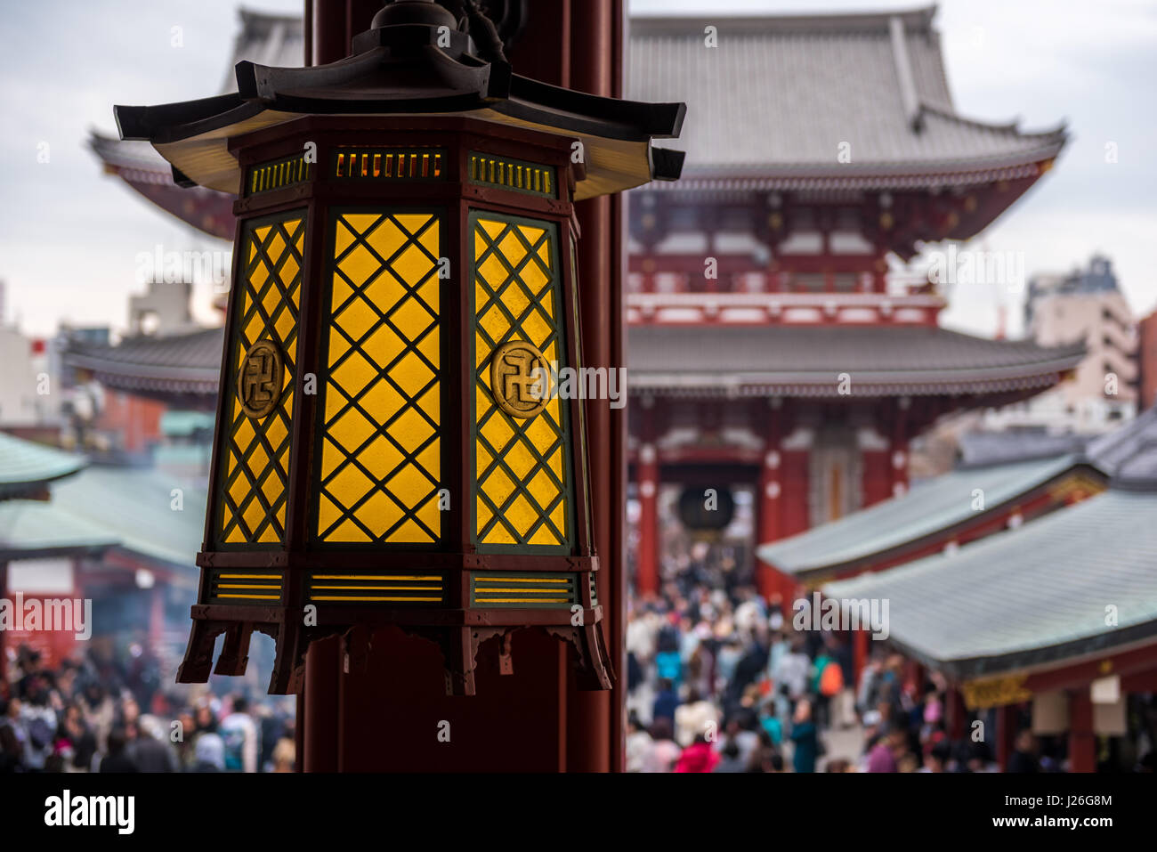 Senso-Ji Tempel In Asakusa Stockfoto