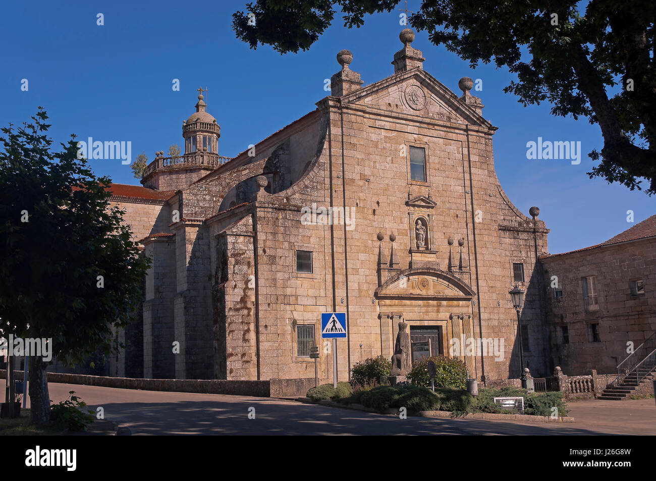 Kloster Santa Maria de Montederramo (10. Jahrhundert), Orense Provinz, Region Galicien, Spanien, Europa Stockfoto